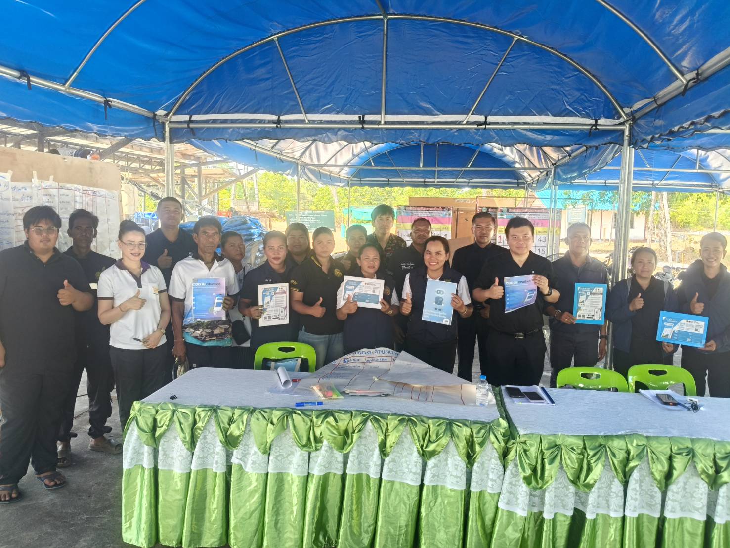 พช.คุระบุรี ดำเนินโครงการประชุมเชิงปฏิบัติการจัดทำแผนพัฒนาตำบลเกาะพระทอง เเละประชาสัมพันธ์การใช้ประโยชน์ CDD AI เเละเเพลตฟอร์มบริการดิจิทัล Click ชุมชน