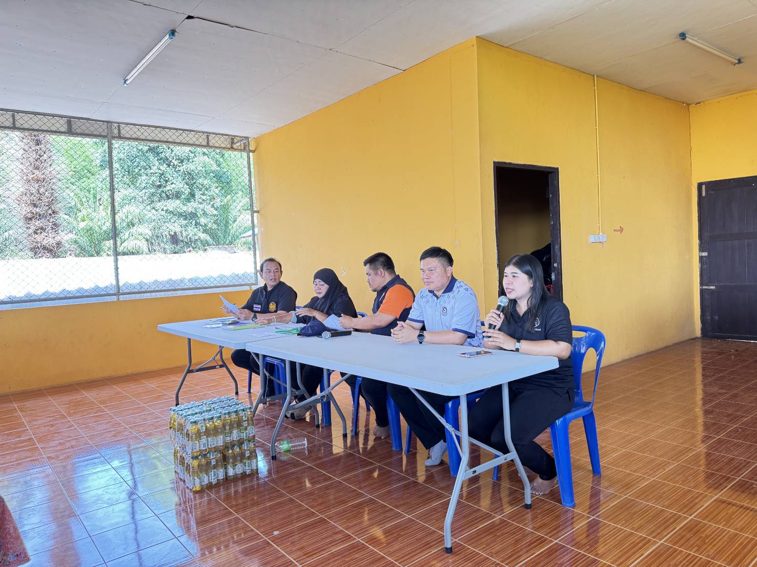 พช.คุระบุรี ลงพื้นที่ติดตามการดำเนินงานโครงการแก้ไขปัญหาความยากจน (กข.คจ.) บ้านบางหละ ตำบลคุระ